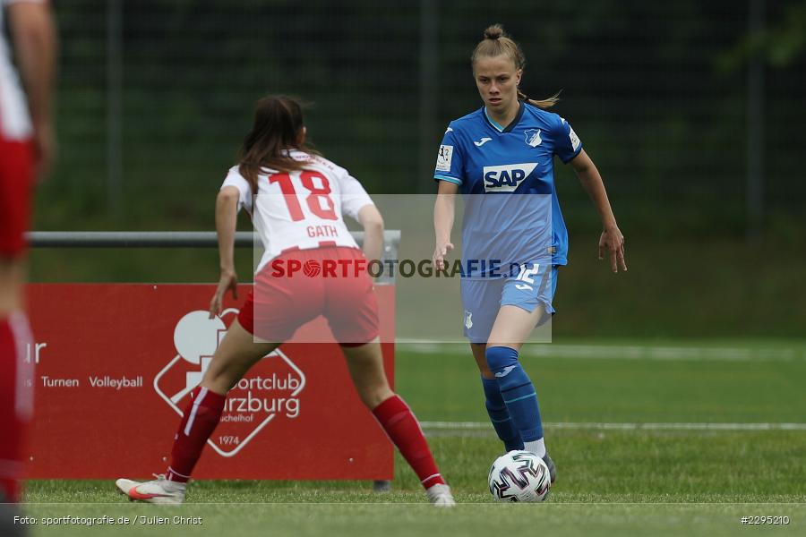 Marsia Gath, Karla Görlitz, Soccergirl Sportpark, Würzburg, 06.06.2021, DFL, sport, action, Fussball, Deutschland, Juni 2021, Saison 2020/2021, TSG, FWK, Frauen, Süd, 2. Frauen-Bundesliga, TSG Hoffenheim U20, FC Würzburger Kickers - Bild-ID: 2295210 Marsia Gath, Karla Görlitz, Soccergirl Sportpark, Würzburg, 06.06.2021, DFL, sport, action, Fussball, Deutschland, Juni 2021, Saison 2020/2021, TSG, FWK, Frauen, Süd, 2. Frauen-Bundesliga, TSG Hoffenheim U20, FC Würzburger Kickers - Bild-ID: 2295210
