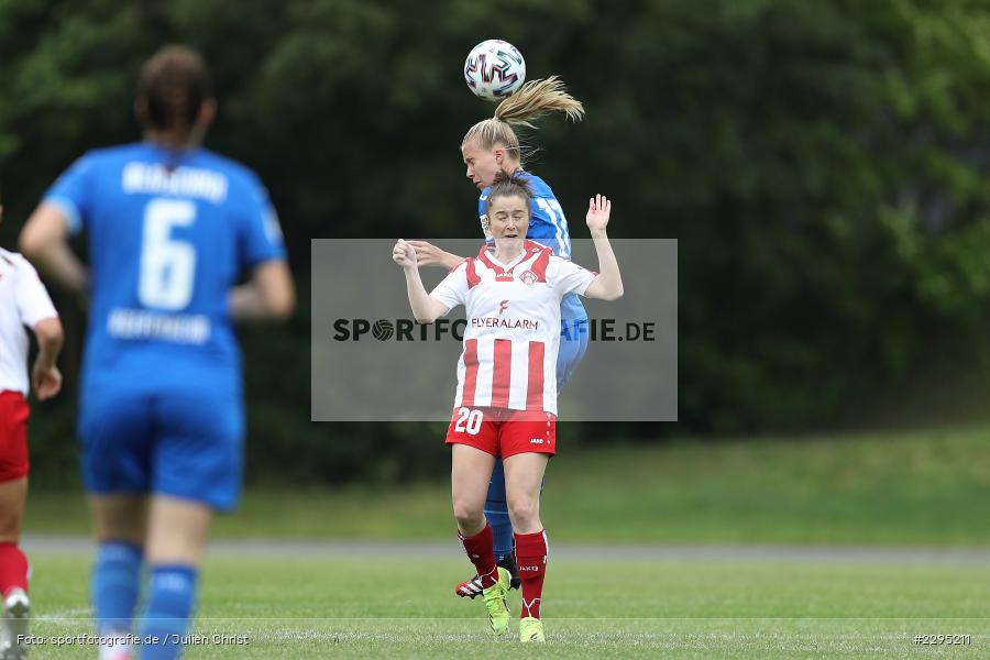 Celina Degen, Nicole Kreußer, Soccergirl Sportpark, Würzburg, 06.06.2021, DFL, sport, action, Fussball, Deutschland, Juni 2021, Saison 2020/2021, TSG, FWK, Frauen, Süd, 2. Frauen-Bundesliga, TSG Hoffenheim U20, FC Würzburger Kickers - Bild-ID: 2295211 Celina Degen, Nicole Kreußer, Soccergirl Sportpark, Würzburg, 06.06.2021, DFL, sport, action, Fussball, Deutschland, Juni 2021, Saison 2020/2021, TSG, FWK, Frauen, Süd, 2. Frauen-Bundesliga, TSG Hoffenheim U20, FC Würzburger Kickers - Bild-ID: 2295211