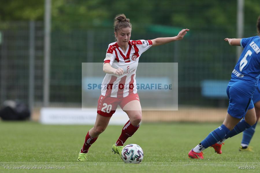 Nicole Kreußer, Soccergirl Sportpark, Würzburg, 06.06.2021, DFL, sport, action, Fussball, Deutschland, Juni 2021, Saison 2020/2021, TSG, FWK, Frauen, Süd, 2. Frauen-Bundesliga, TSG Hoffenheim U20, FC Würzburger Kickers - Bild-ID: 2295246