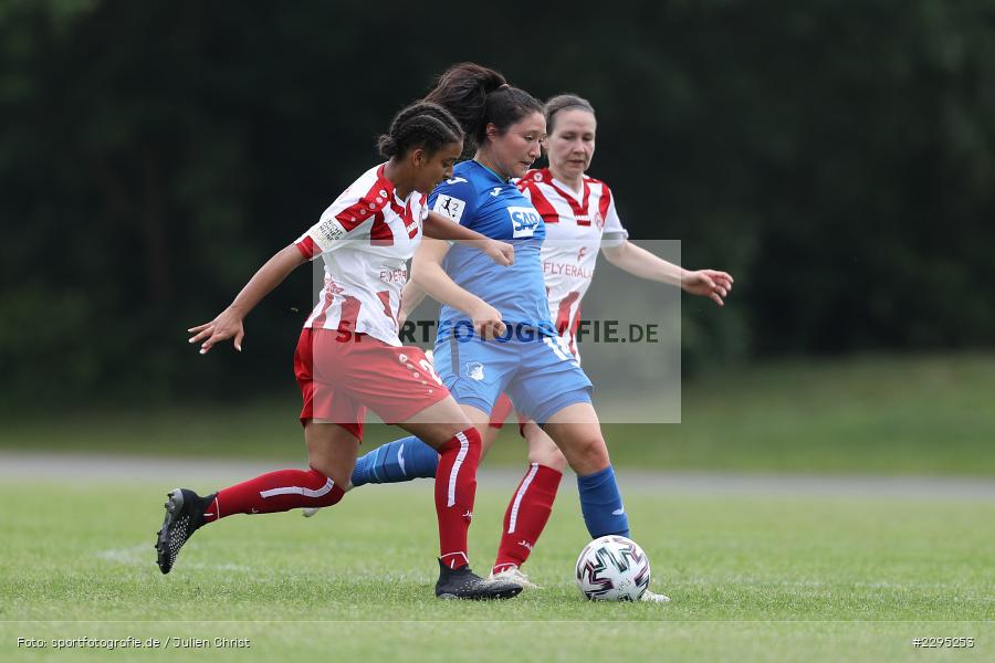 Jeanette Harttung, Mayalu Ann Rausch, Soccergirl Sportpark, Würzburg, 06.06.2021, DFL, sport, action, Fussball, Deutschland, Juni 2021, Saison 2020/2021, TSG, FWK, Frauen, Süd, 2. Frauen-Bundesliga, TSG Hoffenheim U20, FC Würzburger Kickers - Bild-ID: 2295253 Jeanette Harttung, Mayalu Ann Rausch, Soccergirl Sportpark, Würzburg, 06.06.2021, DFL, sport, action, Fussball, Deutschland, Juni 2021, Saison 2020/2021, TSG, FWK, Frauen, Süd, 2. Frauen-Bundesliga, TSG Hoffenheim U20, FC Würzburger Kickers - Bild-ID: 2295253