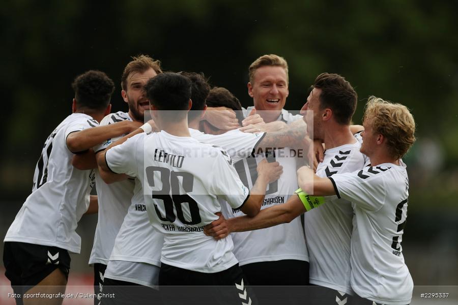 Freude, Torjubel, Andre Leipold, Willy-Sachs-Stadion, Schweinfurt, 08.06.2021, BFV, sport, action, Fussball, Deutschland, Juni 2021, Trostrunde, Ligapokal, Finale, Regionalliga Bayern, SVW, FC05, SV Wacker Burghausen, 1. FC Schweinfurt 05 - Bild-ID: 2295337