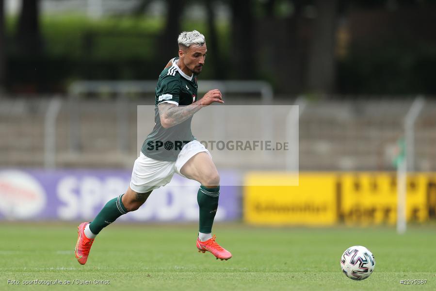 Sascha Marinkovic, Willy-Sachs-Stadion, Schweinfurt, 08.06.2021, BFV, sport, action, Fussball, Deutschland, Juni 2021, Trostrunde, Ligapokal, Finale, Regionalliga Bayern, SVW, FC05, SV Wacker Burghausen, 1. FC Schweinfurt 05 - Bild-ID: 2295387