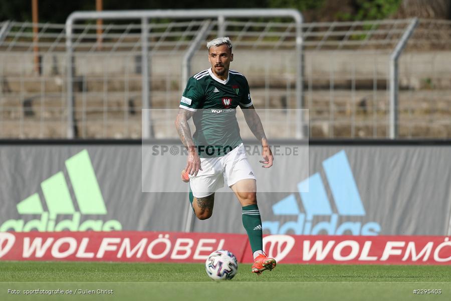 Sascha Marinkovic, Willy-Sachs-Stadion, Schweinfurt, 08.06.2021, BFV, sport, action, Fussball, Deutschland, Juni 2021, Trostrunde, Ligapokal, Finale, Regionalliga Bayern, SVW, FC05, SV Wacker Burghausen, 1. FC Schweinfurt 05 - Bild-ID: 2295403