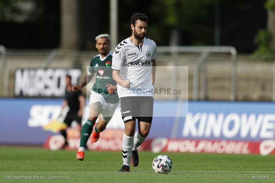 Philipp Walter, Willy-Sachs-Stadion, Schweinfurt, 08.06.2021, BFV, sport, action, Fussball, Deutschland, Juni 2021, Trostrunde, Ligapokal, Finale, Regionalliga Bayern, SVW, FC05, SV Wacker Burghausen, 1. FC Schweinfurt 05 - Bild-ID: 2295410