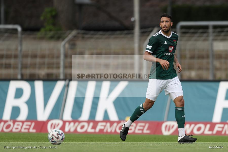 Lamar Yarbrough, Willy-Sachs-Stadion, Schweinfurt, 08.06.2021, BFV, sport, action, Fussball, Deutschland, Juni 2021, Trostrunde, Ligapokal, Finale, Regionalliga Bayern, SVW, FC05, SV Wacker Burghausen, 1. FC Schweinfurt 05 - Bild-ID: 2295439