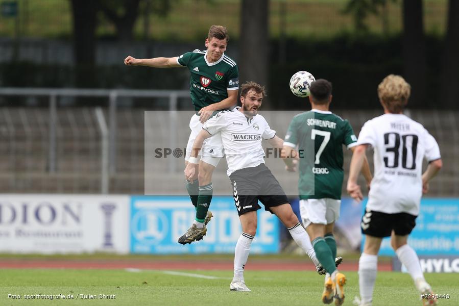 Felix Bachschmid, Nicolas Pfarr, Willy-Sachs-Stadion, Schweinfurt, 08.06.2021, BFV, sport, action, Fussball, Deutschland, Juni 2021, Trostrunde, Ligapokal, Finale, Regionalliga Bayern, SVW, FC05, SV Wacker Burghausen, 1. FC Schweinfurt 05 - Bild-ID: 2295440 Felix Bachschmid, Nicolas Pfarr, Willy-Sachs-Stadion, Schweinfurt, 08.06.2021, BFV, sport, action, Fussball, Deutschland, Juni 2021, Trostrunde, Ligapokal, Finale, Regionalliga Bayern, SVW, FC05, SV Wacker Burghausen, 1. FC Schweinfurt 05 - Bild-ID: 2295440