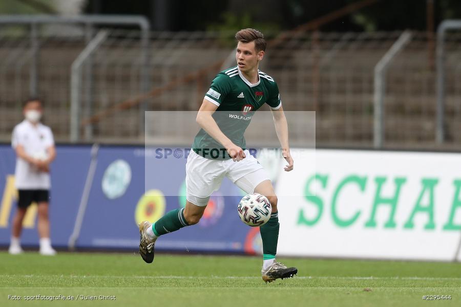 Nicolas Pfarr, Willy-Sachs-Stadion, Schweinfurt, 08.06.2021, BFV, sport, action, Fussball, Deutschland, Juni 2021, Trostrunde, Ligapokal, Finale, Regionalliga Bayern, SVW, FC05, SV Wacker Burghausen, 1. FC Schweinfurt 05 - Bild-ID: 2295444