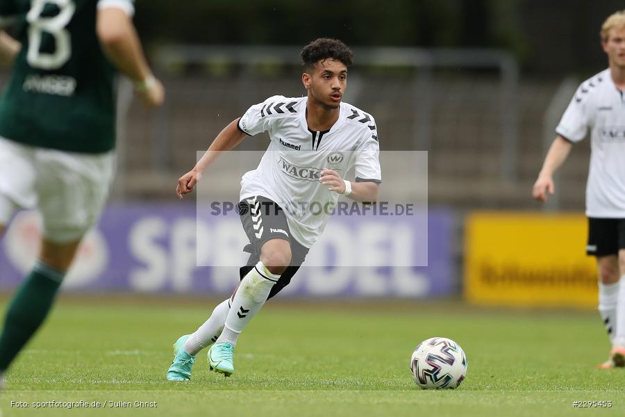 Andre Leipold, Willy-Sachs-Stadion, Schweinfurt, 08.06.2021, BFV, sport, action, Fussball, Deutschland, Juni 2021, Trostrunde, Ligapokal, Finale, Regionalliga Bayern, SVW, FC05, SV Wacker Burghausen, 1. FC Schweinfurt 05 - Bild-ID: 2295453