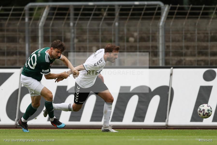 Felix Bachschmid, Philipp Maier, Willy-Sachs-Stadion, Schweinfurt, 08.06.2021, BFV, sport, action, Fussball, Deutschland, Juni 2021, Trostrunde, Ligapokal, Finale, Regionalliga Bayern, SVW, FC05, SV Wacker Burghausen, 1. FC Schweinfurt 05 - Bild-ID: 2295455