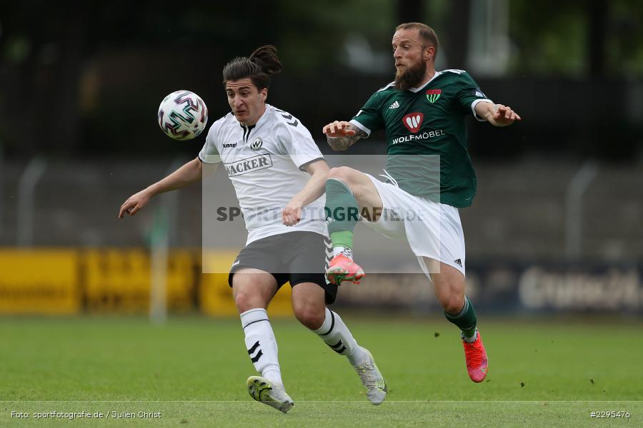 Georgios Spanoudakis, Willy-Sachs-Stadion, Schweinfurt, 08.06.2021, BFV, sport, action, Fussball, Deutschland, Juni 2021, Trostrunde, Ligapokal, Finale, Regionalliga Bayern, SVW, FC05, SV Wacker Burghausen, 1. FC Schweinfurt 05 - Bild-ID: 2295476