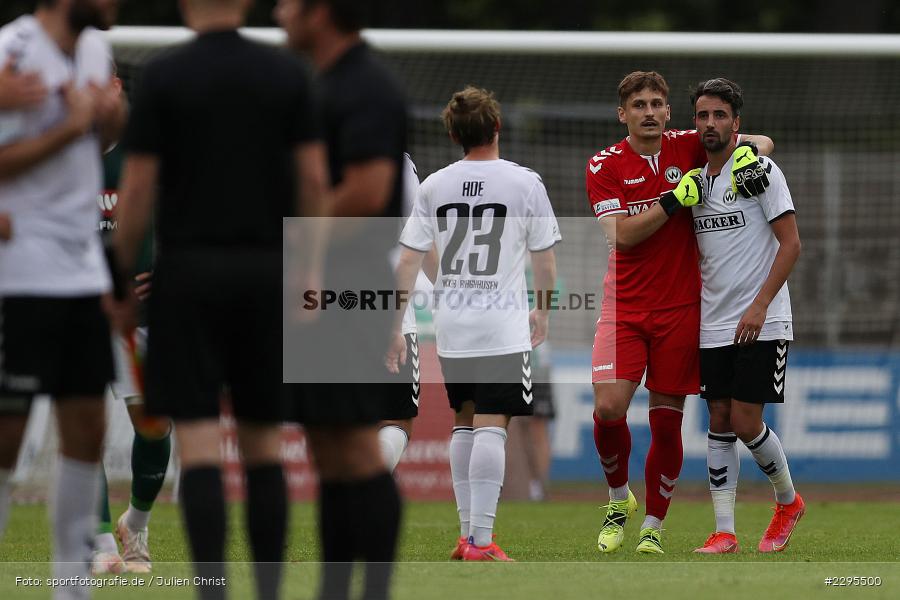 Jubel, Markus Schöller, Willy-Sachs-Stadion, Schweinfurt, 08.06.2021, BFV, sport, action, Fussball, Deutschland, Juni 2021, Trostrunde, Ligapokal, Finale, Regionalliga Bayern, SVW, FC05, SV Wacker Burghausen, 1. FC Schweinfurt 05 - Bild-ID: 2295500
