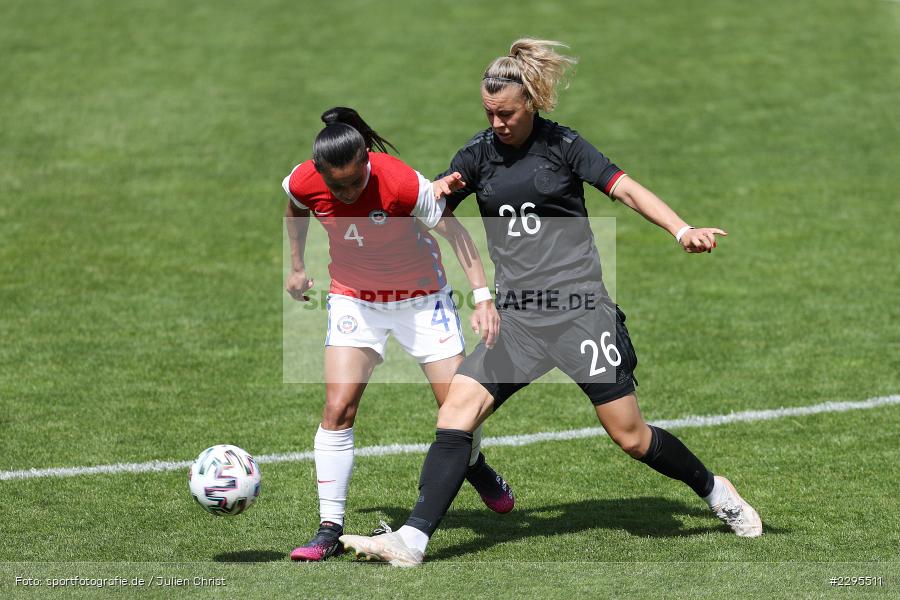 Francisca Lara, Lena Lattwein, Stadion am Bieberer Berg, 15.06.2021, DFB, sport, action, Fussball, Juni 2021, Germany, Bieberer Berg, CHI, GER, Offenbach, Frauen-Länderspiel, Länderspiel, Chile, Deutschland - Bild-ID: 2295511 Francisca Lara, Lena Lattwein, Stadion am Bieberer Berg, 15.06.2021, DFB, sport, action, Fussball, Juni 2021, Germany, Bieberer Berg, CHI, GER, Offenbach, Frauen-Länderspiel, Länderspiel, Chile, Deutschland - Bild-ID: 2295511