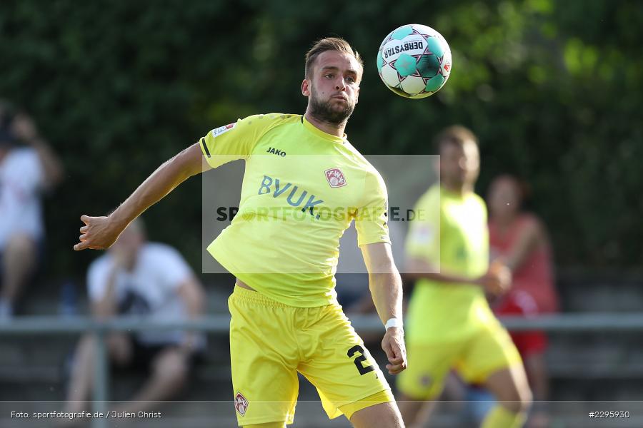 David Kopacz, KRE Sportpark, Würzburg, 18.06.2021, Freundschaftsspiele, BFV, sport, action, Fussball, Deutschland, Juni 2021, Saison 2021/2022, TSV, FWK, TSV Karlburg, FC Würzburger Kickers - Bild-ID: 2295930