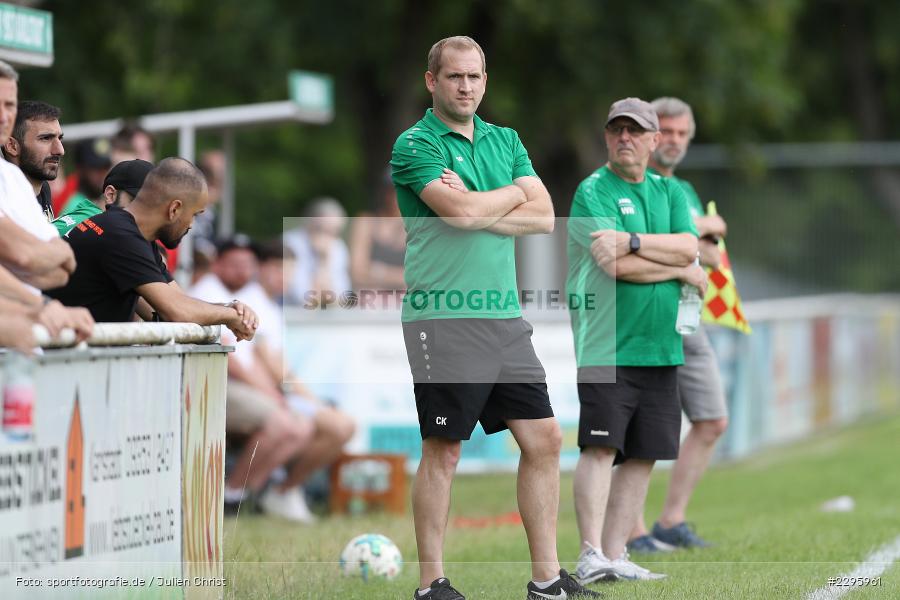 Co-Trainer, Christoph Keller, Sportgelaende Am Baggertsweg, Karlstadt, 20.06.2021, Freundschaftsspiele, BFV, sport, action, Fussball, Deutschland, Juni 2021, Saison 2021/2022, TUS, FVK, TuS Frammersbach, FV Karlstadt - Bild-ID: 2295961