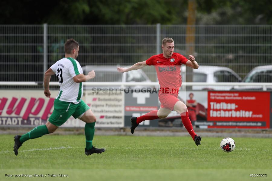 Christian Stich, Marco Schiebel, Sportgelaende Am Baggertsweg, Karlstadt, 20.06.2021, Freundschaftsspiele, BFV, sport, action, Fussball, Deutschland, Juni 2021, Saison 2021/2022, TUS, FVK, TuS Frammersbach, FV Karlstadt - Bild-ID: 2295975