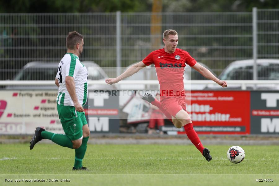 Christian Stich, Marco Schiebel, Sportgelaende Am Baggertsweg, Karlstadt, 20.06.2021, Freundschaftsspiele, BFV, sport, action, Fussball, Deutschland, Juni 2021, Saison 2021/2022, TUS, FVK, TuS Frammersbach, FV Karlstadt - Bild-ID: 2295976