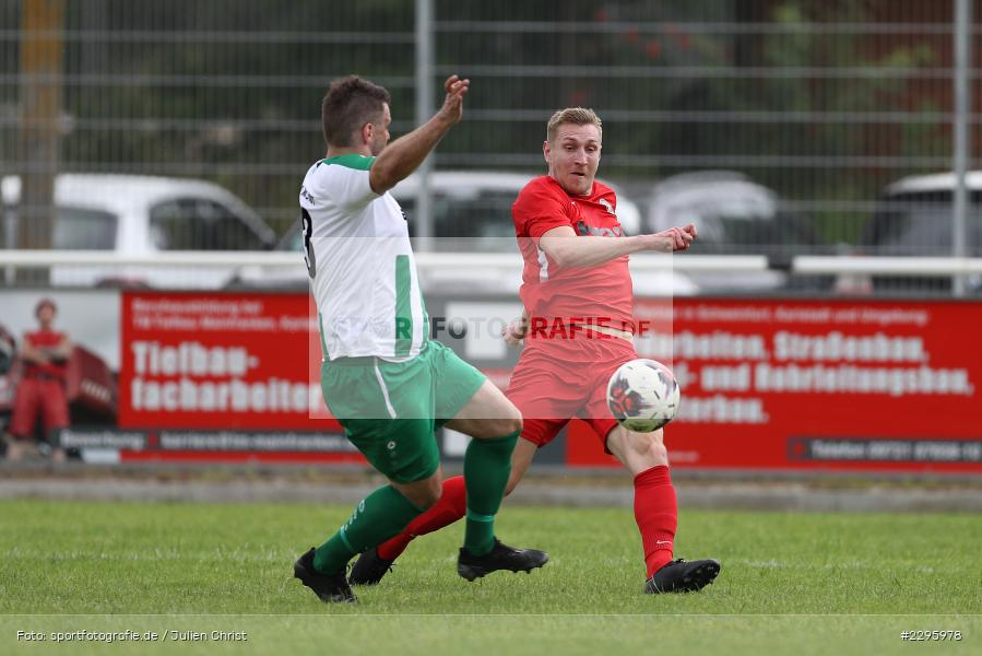 Christian Stich, Marco Schiebel, Sportgelaende Am Baggertsweg, Karlstadt, 20.06.2021, Freundschaftsspiele, BFV, sport, action, Fussball, Deutschland, Juni 2021, Saison 2021/2022, TUS, FVK, TuS Frammersbach, FV Karlstadt - Bild-ID: 2295978 Christian Stich, Marco Schiebel, Sportgelaende Am Baggertsweg, Karlstadt, 20.06.2021, Freundschaftsspiele, BFV, sport, action, Fussball, Deutschland, Juni 2021, Saison 2021/2022, TUS, FVK, TuS Frammersbach, FV Karlstadt - Bild-ID: 2295978