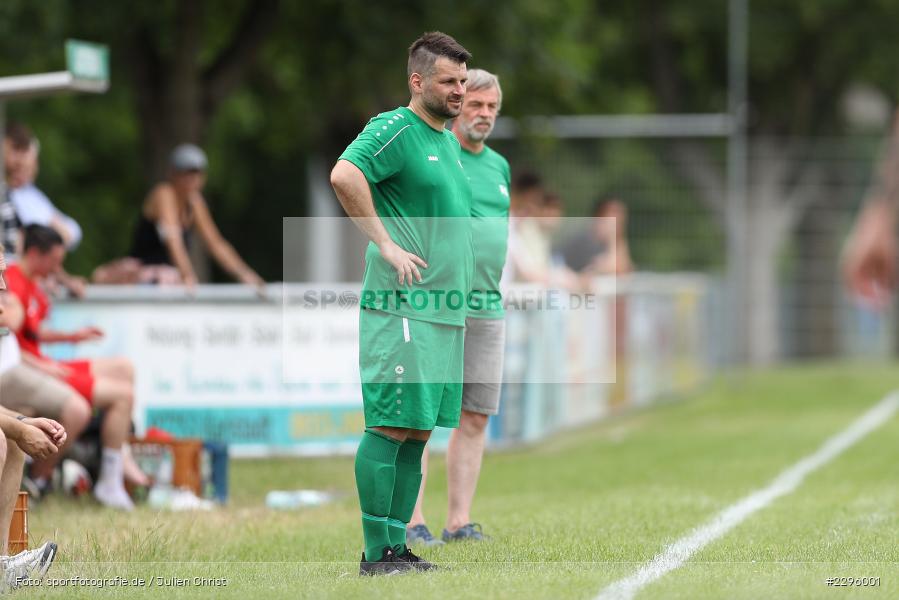 Trainer, Christian Stich, Sportgelaende Am Baggertsweg, Karlstadt, 20.06.2021, Freundschaftsspiele, BFV, sport, action, Fussball, Deutschland, Juni 2021, Saison 2021/2022, TUS, FVK, TuS Frammersbach, FV Karlstadt - Bild-ID: 2296001 Trainer, Christian Stich, Sportgelaende Am Baggertsweg, Karlstadt, 20.06.2021, Freundschaftsspiele, BFV, sport, action, Fussball, Deutschland, Juni 2021, Saison 2021/2022, TUS, FVK, TuS Frammersbach, FV Karlstadt - Bild-ID: 2296001
