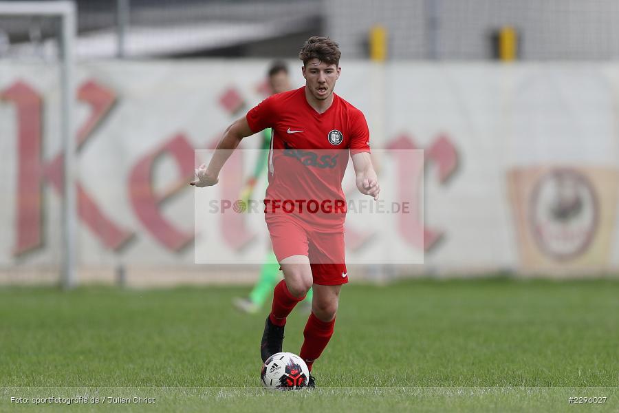 Maximilian Baur, Sportgelaende Am Baggertsweg, Karlstadt, 20.06.2021, Freundschaftsspiele, BFV, sport, action, Fussball, Deutschland, Juni 2021, Saison 2021/2022, TUS, FVK, TuS Frammersbach, FV Karlstadt - Bild-ID: 2296027