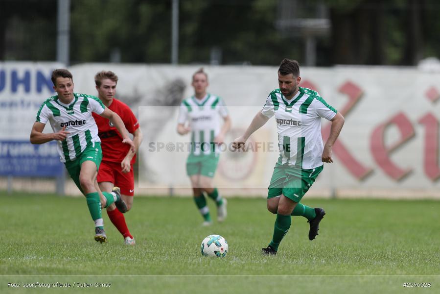 Christian Stich, Sportgelaende Am Baggertsweg, Karlstadt, 20.06.2021, Freundschaftsspiele, BFV, sport, action, Fussball, Deutschland, Juni 2021, Saison 2021/2022, TUS, FVK, TuS Frammersbach, FV Karlstadt - Bild-ID: 2296028