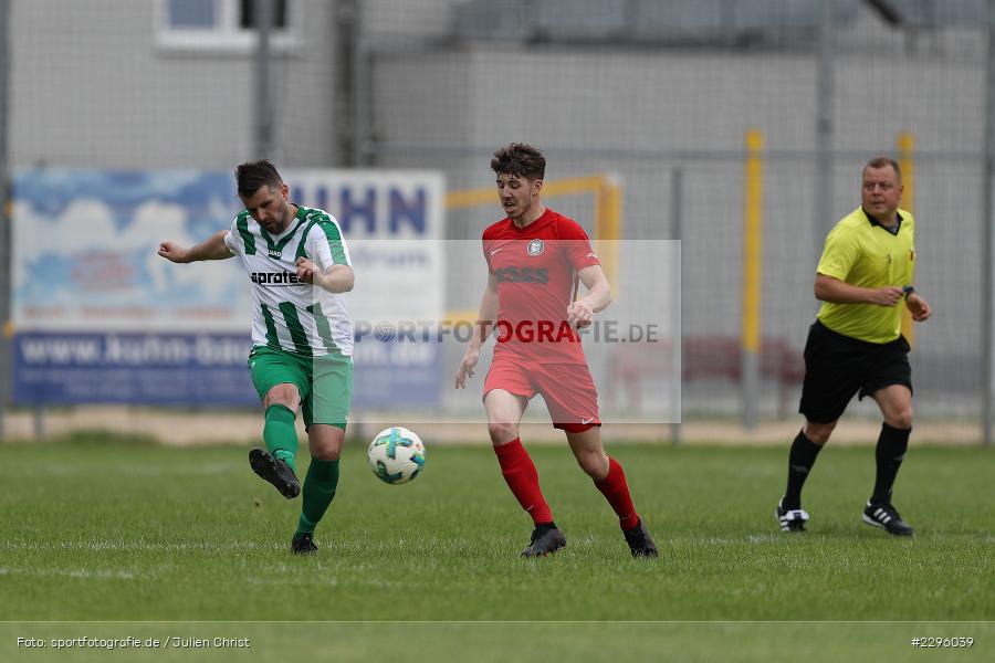 Maximilian Baur, Christian Stich, Sportgelaende Am Baggertsweg, Karlstadt, 20.06.2021, Freundschaftsspiele, BFV, sport, action, Fussball, Deutschland, Juni 2021, Saison 2021/2022, TUS, FVK, TuS Frammersbach, FV Karlstadt - Bild-ID: 2296039