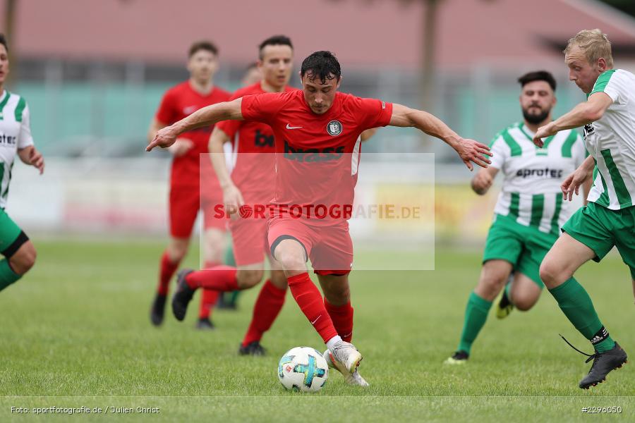 Luca Pfister, Sportgelaende Am Baggertsweg, Karlstadt, 20.06.2021, Freundschaftsspiele, BFV, sport, action, Fussball, Deutschland, Juni 2021, Saison 2021/2022, TUS, FVK, TuS Frammersbach, FV Karlstadt - Bild-ID: 2296050