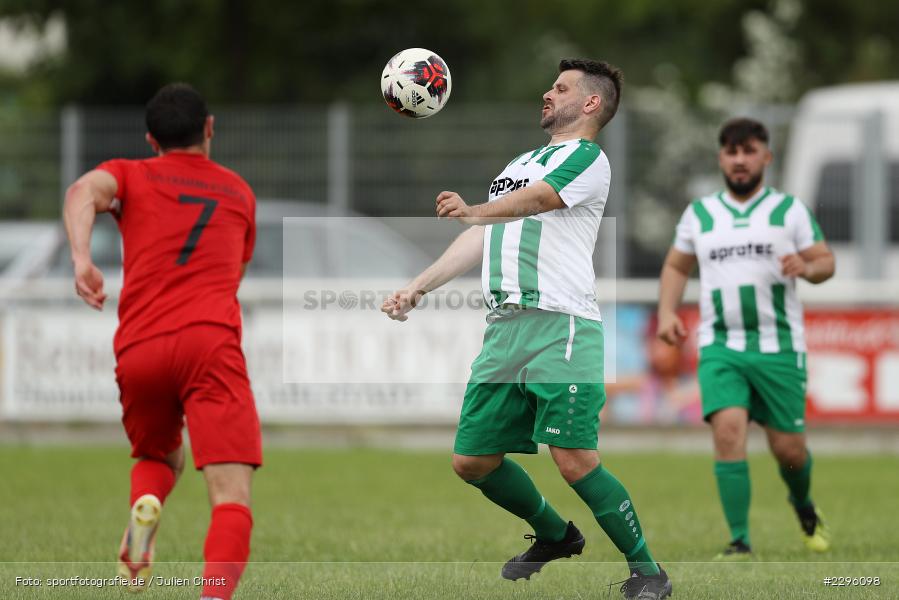 Christian Stich, Sportgelaende Am Baggertsweg, Karlstadt, 20.06.2021, Freundschaftsspiele, BFV, sport, action, Fussball, Deutschland, Juni 2021, Saison 2021/2022, TUS, FVK, TuS Frammersbach, FV Karlstadt - Bild-ID: 2296098
