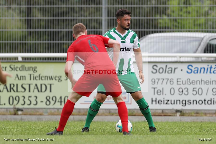 Artur Kiefer, Sportgelaende Am Baggertsweg, Karlstadt, 20.06.2021, Freundschaftsspiele, BFV, sport, action, Fussball, Deutschland, Juni 2021, Saison 2021/2022, TUS, FVK, TuS Frammersbach, FV Karlstadt - Bild-ID: 2296130