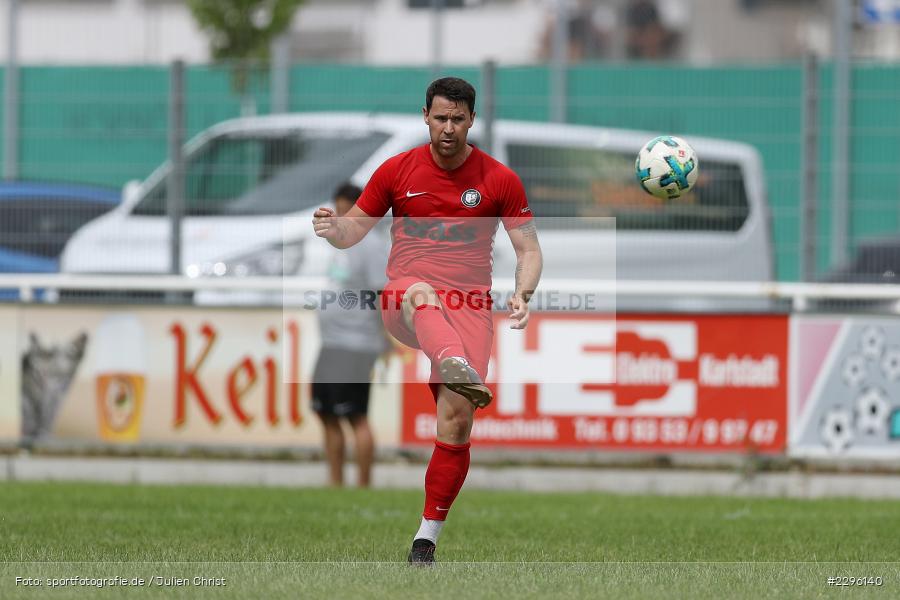 Patrick Amrhein, Sportgelaende Am Baggertsweg, Karlstadt, 20.06.2021, Freundschaftsspiele, BFV, sport, action, Fussball, Deutschland, Juni 2021, Saison 2021/2022, TUS, FVK, TuS Frammersbach, FV Karlstadt - Bild-ID: 2296140 Patrick Amrhein, Sportgelaende Am Baggertsweg, Karlstadt, 20.06.2021, Freundschaftsspiele, BFV, sport, action, Fussball, Deutschland, Juni 2021, Saison 2021/2022, TUS, FVK, TuS Frammersbach, FV Karlstadt - Bild-ID: 2296140