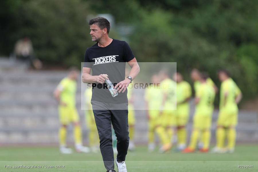 Torsten Ziegner, Sportplatz Am Sonnenstuhl, Randersacker, 23.06.2021, Freundschaftsspiele, Regionalliga Bayern, 3. Liga, DFB, sport, action, Fussball, Deutschland, Juni 2021, Saison 2021/2022, TSV, FWK, TSV Aubstadt, FC Würzburger Kickers - Bild-ID: 2296141