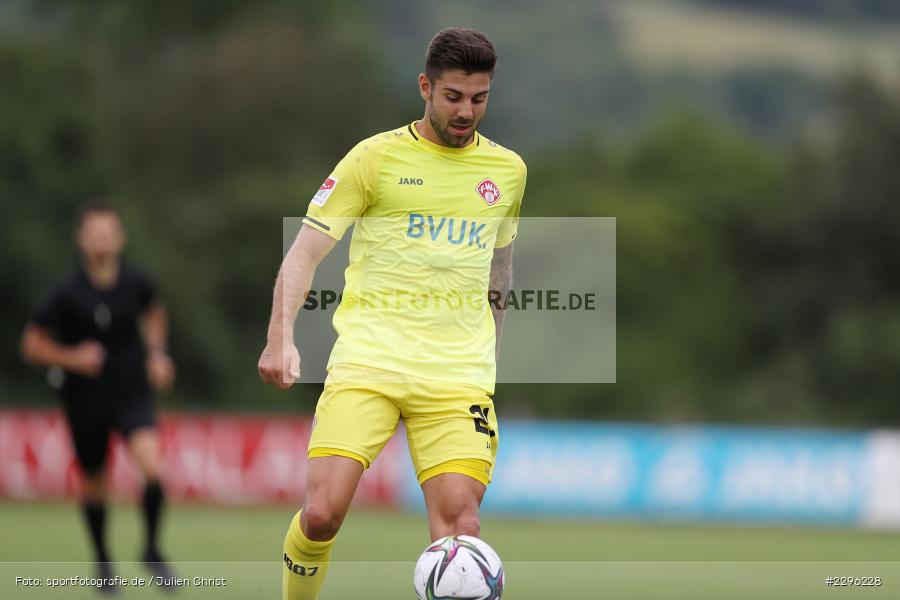 Moritz Heinrich, Sportplatz Am Sonnenstuhl, Randersacker, 23.06.2021, Freundschaftsspiele, Regionalliga Bayern, 3. Liga, DFB, sport, action, Fussball, Deutschland, Juni 2021, Saison 2021/2022, TSV, FWK, TSV Aubstadt, FC Würzburger Kickers - Bild-ID: 2296228 Moritz Heinrich, Sportplatz Am Sonnenstuhl, Randersacker, 23.06.2021, Freundschaftsspiele, Regionalliga Bayern, 3. Liga, DFB, sport, action, Fussball, Deutschland, Juni 2021, Saison 2021/2022, TSV, FWK, TSV Aubstadt, FC Würzburger Kickers - Bild-ID: 2296228