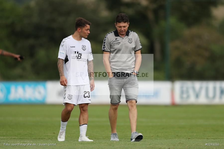 Ingo Feser, Sportdirektor, Josef Francic, Sportplatz Am Sonnenstuhl, Randersacker, 23.06.2021, Freundschaftsspiele, Regionalliga Bayern, 3. Liga, DFB, sport, action, Fussball, Deutschland, Juni 2021, Saison 2021/2022, TSV, FWK, TSV Aubstadt, FC Würzburger Kickers - Bild-ID: 2296232