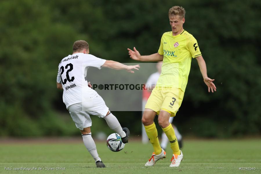 Patrick Hofmann, Sportplatz Am Sonnenstuhl, Randersacker, 23.06.2021, Freundschaftsspiele, Regionalliga Bayern, 3. Liga, DFB, sport, action, Fussball, Deutschland, Juni 2021, Saison 2021/2022, TSV, FWK, TSV Aubstadt, FC Würzburger Kickers - Bild-ID: 2296240 Patrick Hofmann, Sportplatz Am Sonnenstuhl, Randersacker, 23.06.2021, Freundschaftsspiele, Regionalliga Bayern, 3. Liga, DFB, sport, action, Fussball, Deutschland, Juni 2021, Saison 2021/2022, TSV, FWK, TSV Aubstadt, FC Würzburger Kickers - Bild-ID: 2296240