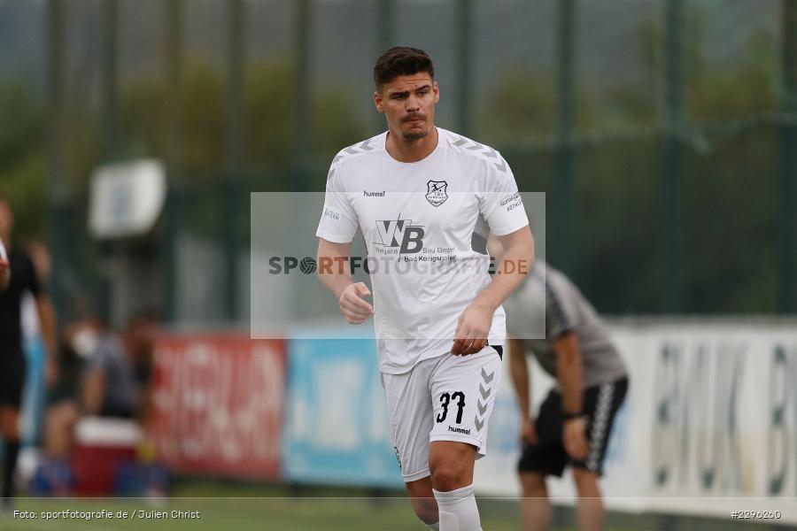 Christopher Bieber, Sportplatz Am Sonnenstuhl, Randersacker, 23.06.2021, Freundschaftsspiele, Regionalliga Bayern, 3. Liga, DFB, sport, action, Fussball, Deutschland, Juni 2021, Saison 2021/2022, TSV, FWK, TSV Aubstadt, FC Würzburger Kickers - Bild-ID: 2296260