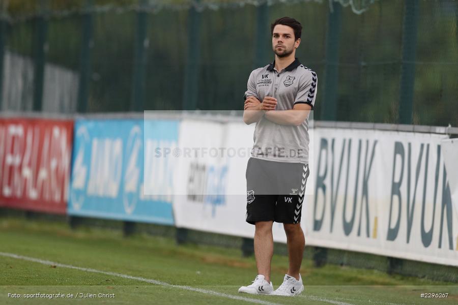 Victor Kleinhenz, Sportplatz Am Sonnenstuhl, Randersacker, 23.06.2021, Freundschaftsspiele, Regionalliga Bayern, 3. Liga, DFB, sport, action, Fussball, Deutschland, Juni 2021, Saison 2021/2022, TSV, FWK, TSV Aubstadt, FC Würzburger Kickers - Bild-ID: 2296267