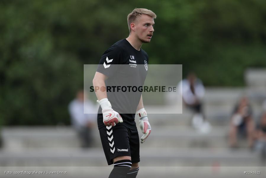 Lukas Wenzel, Sportplatz Am Sonnenstuhl, Randersacker, 23.06.2021, Freundschaftsspiele, Regionalliga Bayern, 3. Liga, DFB, sport, action, Fussball, Deutschland, Juni 2021, Saison 2021/2022, TSV, FWK, TSV Aubstadt, FC Würzburger Kickers - Bild-ID: 2296322