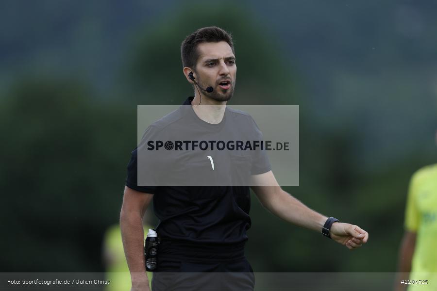 FC Lindach, Maximilian Ziegler, Sportplatz Am Sonnenstuhl, Randersacker, 23.06.2021, Freundschaftsspiele, Regionalliga Bayern, 3. Liga, DFB, sport, action, Fussball, Deutschland, Juni 2021, Saison 2021/2022, TSV, FWK, TSV Aubstadt, FC Würzburger Kickers - Bild-ID: 2296325