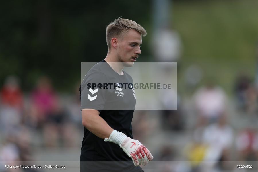 Lukas Wenzel, Sportplatz Am Sonnenstuhl, Randersacker, 23.06.2021, Freundschaftsspiele, Regionalliga Bayern, 3. Liga, DFB, sport, action, Fussball, Deutschland, Juni 2021, Saison 2021/2022, TSV, FWK, TSV Aubstadt, FC Würzburger Kickers - Bild-ID: 2296326