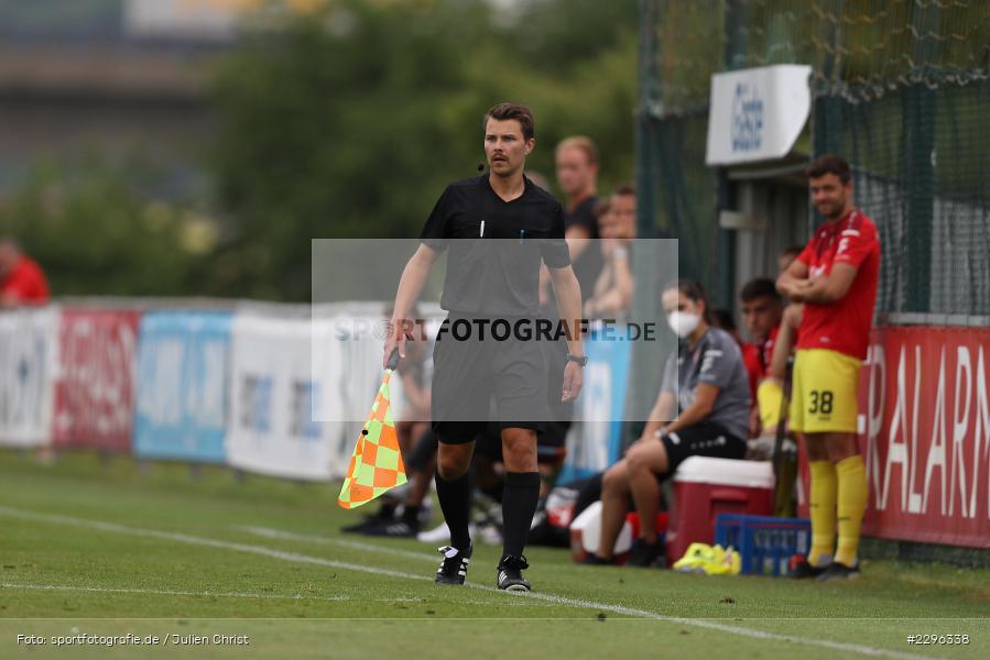 Xaver Fabisch, Sportplatz Am Sonnenstuhl, Randersacker, 23.06.2021, Freundschaftsspiele, Regionalliga Bayern, 3. Liga, DFB, sport, action, Fussball, Deutschland, Juni 2021, Saison 2021/2022, TSV, FWK, TSV Aubstadt, FC Würzburger Kickers - Bild-ID: 2296338