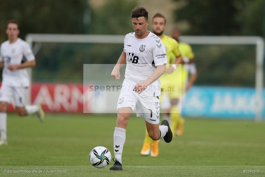 Daniel Leicht, Sportplatz Am Sonnenstuhl, Randersacker, 23.06.2021, Freundschaftsspiele, Regionalliga Bayern, 3. Liga, DFB, sport, action, Fussball, Deutschland, Juni 2021, Saison 2021/2022, TSV, FWK, TSV Aubstadt, FC Würzburger Kickers - Bild-ID: 2296376