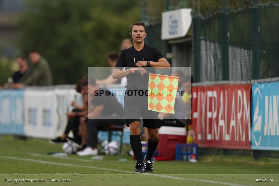 Xaver Fabisch, Sportplatz Am Sonnenstuhl, Randersacker, 23.06.2021, Freundschaftsspiele, Regionalliga Bayern, 3. Liga, DFB, sport, action, Fussball, Deutschland, Juni 2021, Saison 2021/2022, TSV, FWK, TSV Aubstadt, FC Würzburger Kickers - Bild-ID: 2296394