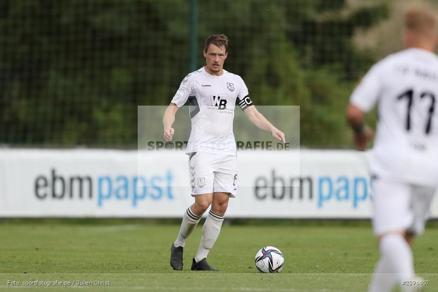 Dominik Grader, Sportplatz Am Sonnenstuhl, Randersacker, 23.06.2021, Freundschaftsspiele, Regionalliga Bayern, 3. Liga, DFB, sport, action, Fussball, Deutschland, Juni 2021, Saison 2021/2022, TSV, FWK, TSV Aubstadt, FC Würzburger Kickers - Bild-ID: 2296407