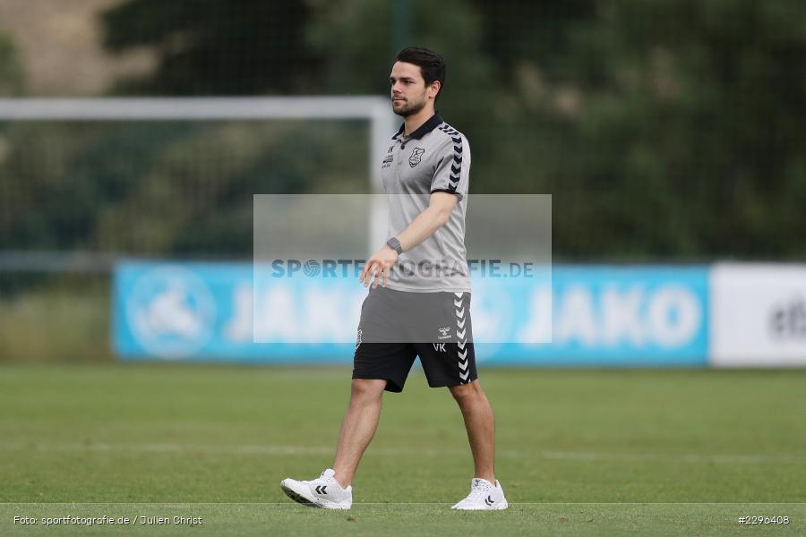 Victor Kleinhenz, Sportplatz Am Sonnenstuhl, Randersacker, 23.06.2021, Freundschaftsspiele, Regionalliga Bayern, 3. Liga, DFB, sport, action, Fussball, Deutschland, Juni 2021, Saison 2021/2022, TSV, FWK, TSV Aubstadt, FC Würzburger Kickers - Bild-ID: 2296408