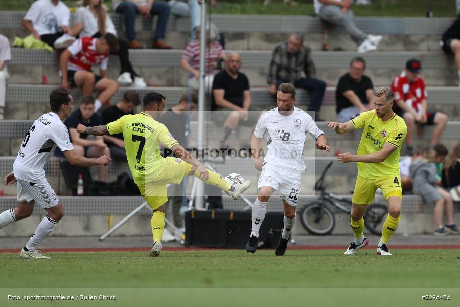 Lars Dietz, Patrick Hofmann, Sportplatz Am Sonnenstuhl, Randersacker, 23.06.2021, Freundschaftsspiele, Regionalliga Bayern, 3. Liga, DFB, sport, action, Fussball, Deutschland, Juni 2021, Saison 2021/2022, TSV, FWK, TSV Aubstadt, FC Würzburger Kickers - Bild-ID: 2296436 Lars Dietz, Patrick Hofmann, Sportplatz Am Sonnenstuhl, Randersacker, 23.06.2021, Freundschaftsspiele, Regionalliga Bayern, 3. Liga, DFB, sport, action, Fussball, Deutschland, Juni 2021, Saison 2021/2022, TSV, FWK, TSV Aubstadt, FC Würzburger Kickers - Bild-ID: 2296436