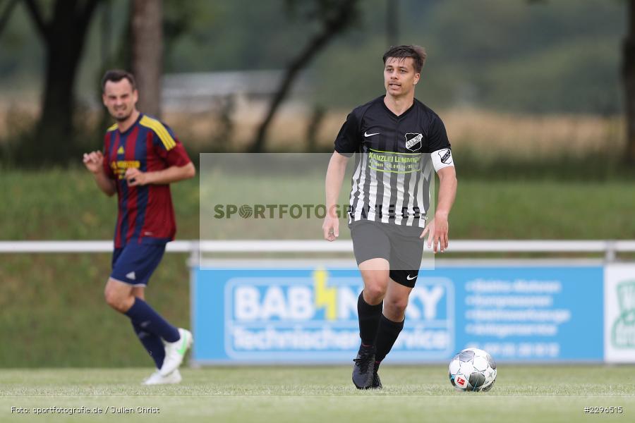Dominik Hehrlein, Sportgelände, Retzbach, 25.06.2021, Freundschaftsspiele, sport, action, Fussball, Deutschland, Juni 2021, Saison 2021/2022, BSC, TSV, BSC Aura, TSV Retzbach - Bild-ID: 2296515