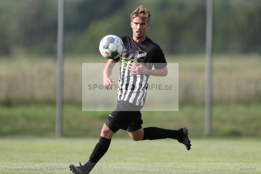Philipp Gößwein, Sportgelände, Retzbach, 25.06.2021, Freundschaftsspiele, sport, action, Fussball, Deutschland, Juni 2021, Saison 2021/2022, BSC, TSV, BSC Aura, TSV Retzbach - Bild-ID: 2296543
