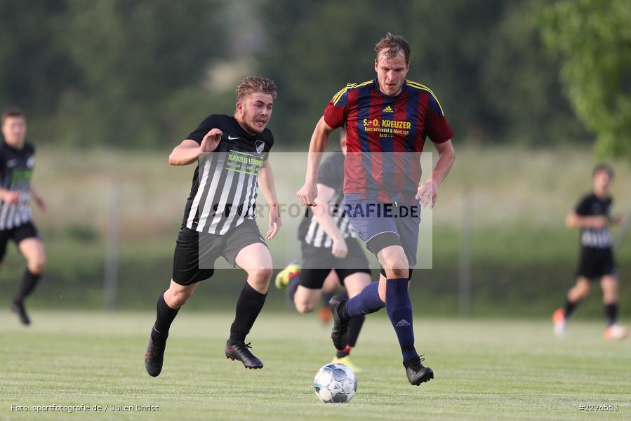 Niklas Christ, Fabio Harde, Sportgelände, Retzbach, 25.06.2021, Freundschaftsspiele, sport, action, Fussball, Deutschland, Juni 2021, Saison 2021/2022, BSC, TSV, BSC Aura, TSV Retzbach - Bild-ID: 2296553