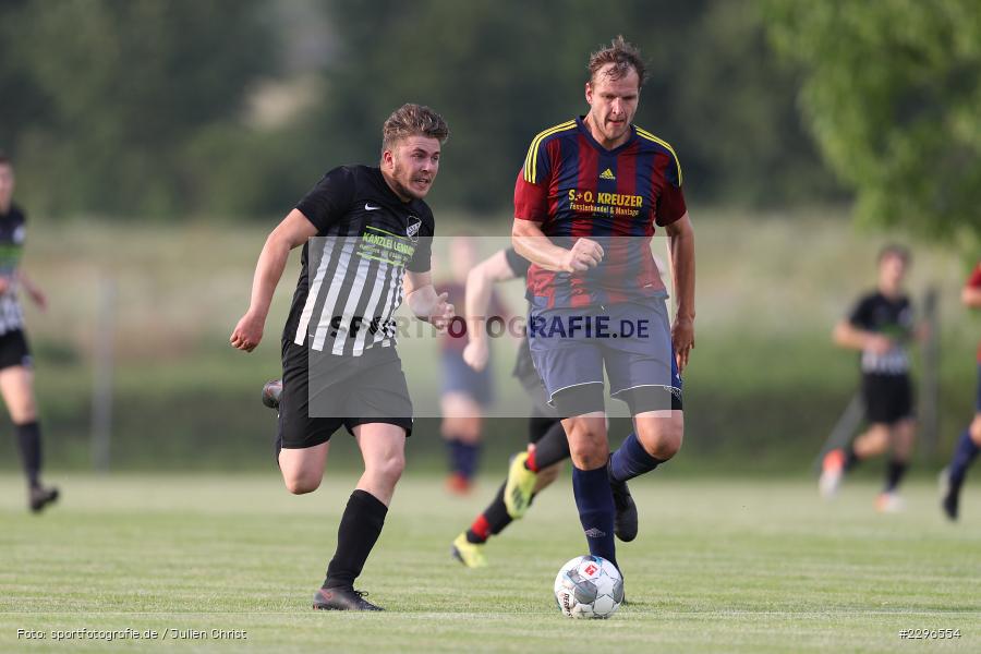 Niklas Christ, Fabio Harde, Sportgelände, Retzbach, 25.06.2021, Freundschaftsspiele, sport, action, Fussball, Deutschland, Juni 2021, Saison 2021/2022, BSC, TSV, BSC Aura, TSV Retzbach - Bild-ID: 2296554