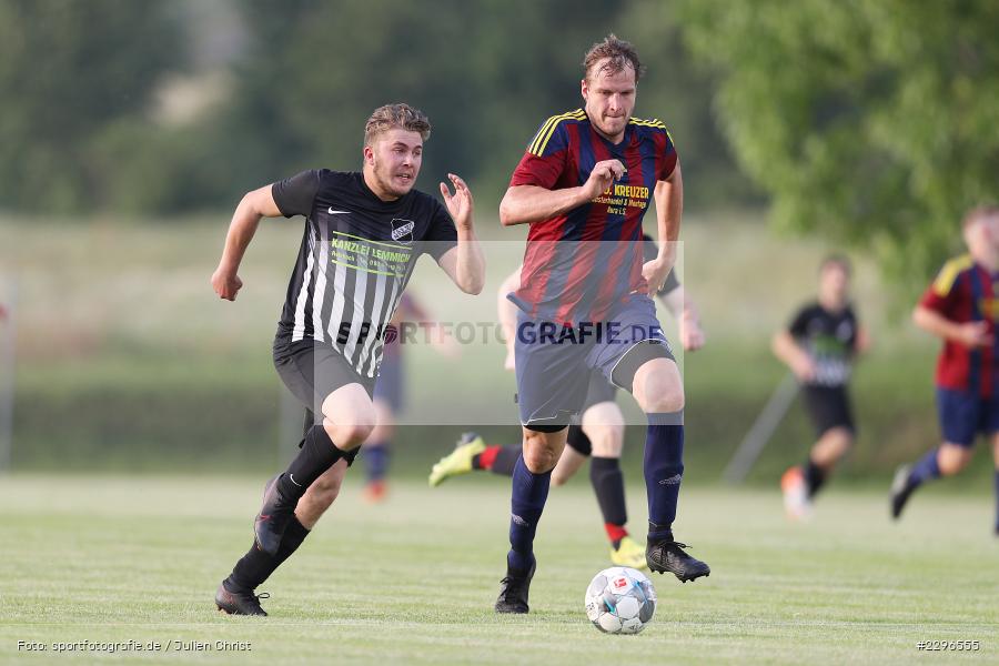 Niklas Christ, Fabio Harde, Sportgelände, Retzbach, 25.06.2021, Freundschaftsspiele, sport, action, Fussball, Deutschland, Juni 2021, Saison 2021/2022, BSC, TSV, BSC Aura, TSV Retzbach - Bild-ID: 2296555