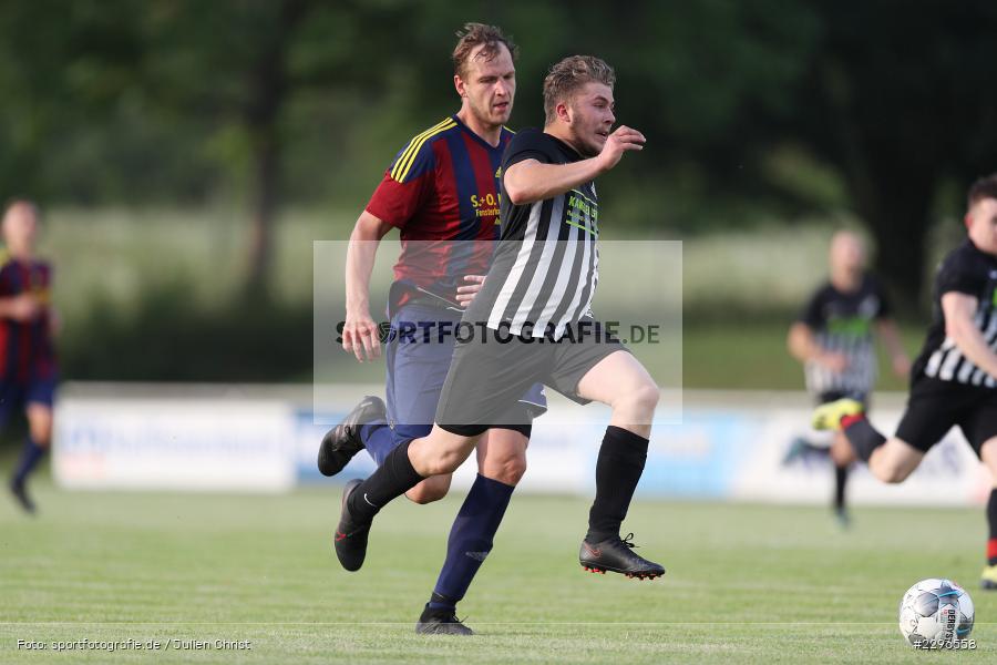 Niklas Christ, Fabio Harde, Sportgelände, Retzbach, 25.06.2021, Freundschaftsspiele, sport, action, Fussball, Deutschland, Juni 2021, Saison 2021/2022, BSC, TSV, BSC Aura, TSV Retzbach - Bild-ID: 2296558